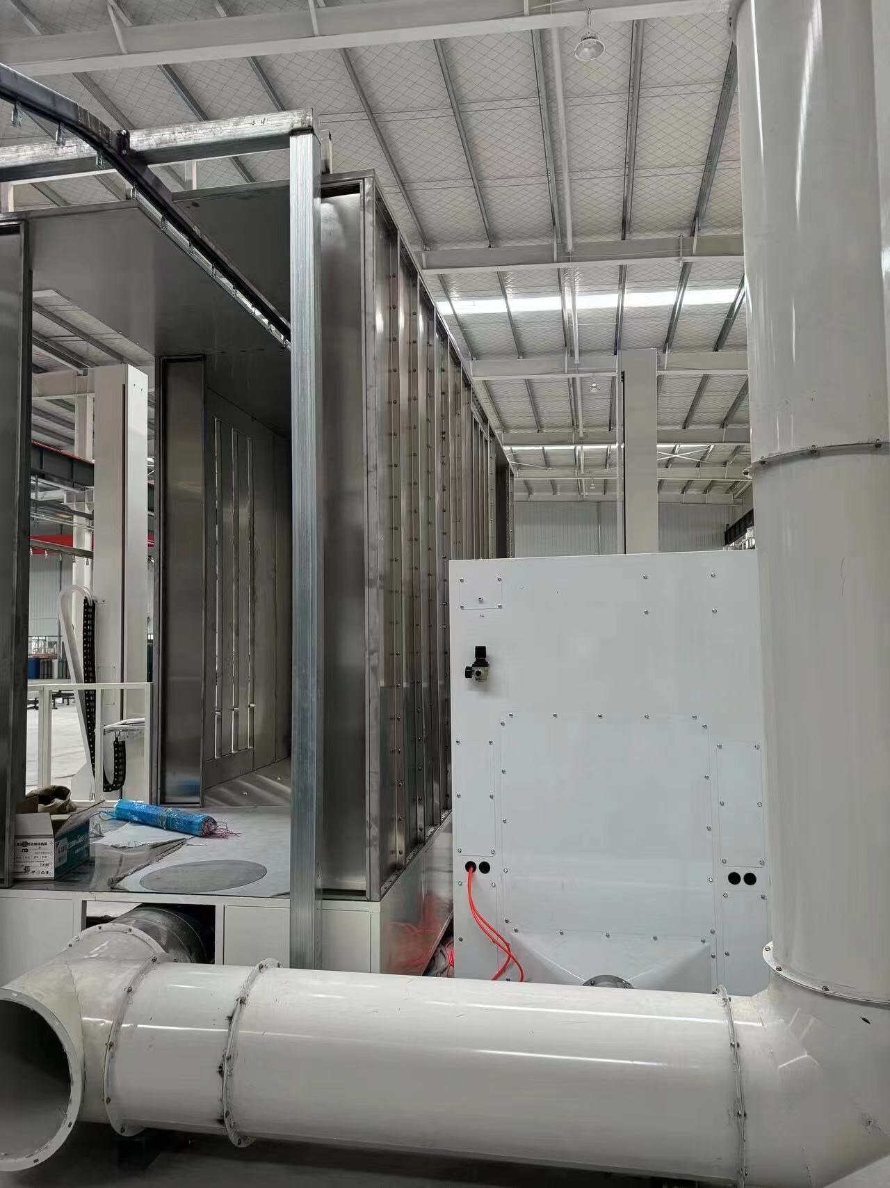 What is the coating line and spraying line?