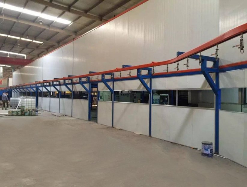 What is the reason why the electrostatic powder spraying line does not cure well?