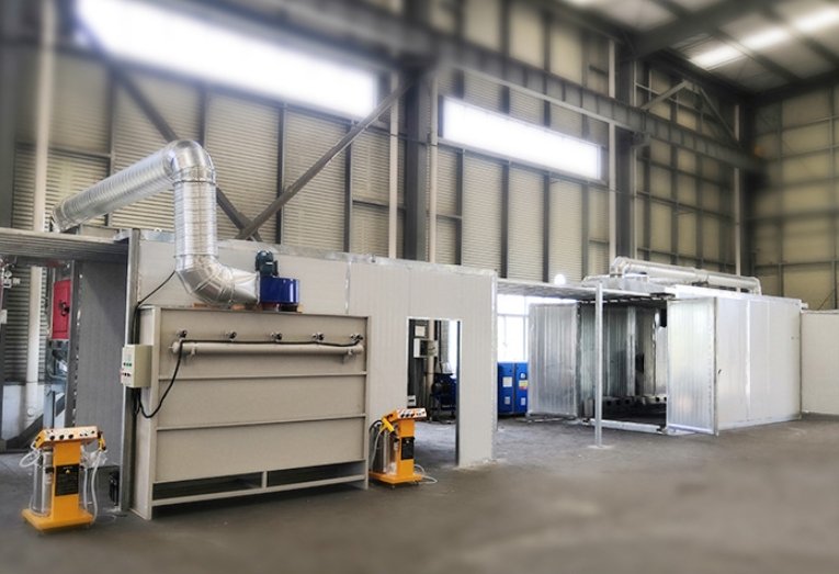 What is the electrostatic spraying (high temperature powder spraying) process for aluminum alloy die castings?